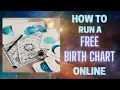 How to Run a Free Birth Natal Chart Online
