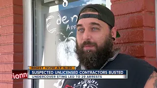 Pinellas Sheriff busts nearly 30 unlicensed contractors in Operation Flush Out