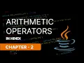 Arithmetic Operators in java chapter 2 NARESH SWAMI