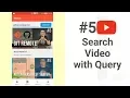Youtube API - Search with Query