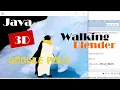 Java 3D How to Make a Walking obj Penguin Model with Source Code