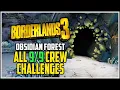 Borderlands 3 Bounty Of Blood DLC Obsidian Forest All Crew Challenges Locations
