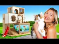 I BUILT A 10 000 DREAM CAT HOUSE