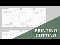 How to Print Cut Half Letter A5 Planner Inserts on Letter A5 or A4 Size Paper