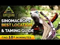 BEST Sinomacrops Location and Taming Guide Ark Lost Island