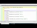 switch in java with bluej