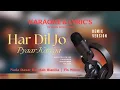 Lagu Har Dil Jo Pyaar Karega | Karaoke | Dj Breakbeat | Nada Rendah Wanita | Fis Minor