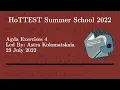 HoTTEST Summer School 2022 Agda Problem Session 4 Astra