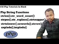 Php String Functions Php tutorials in hindi String Functions In Php String Handling In Php