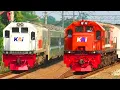 Download Lagu RAMAINYA KERETA API NGEBUT SPESIAL HUT PT KAI KE 80 !! Ada Kereta Matarmaja Perdana New Generation