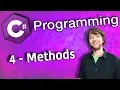 C Programming Tutorial 4 - Methods Static Methods Instance Methods