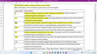 33 Input Output Redirection