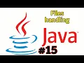 Working with files in java