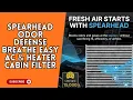 Spearhead Breathe Easy Cabin Filter BE-285 Activated Carbon OEM Fit