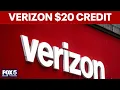 Verizon customers impacted by outage to get 20 credit