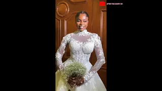 Prudent Gabriel And Peterson Okpoti Wedding #nigerianwedding #viralvideo#heavenonearth#receptiongown