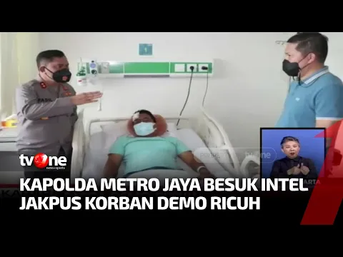 Kapolda Metro Jaya Jenguk Kasat Intel yang Terluka Pasca Demo Berujung Rusuh