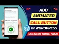 How to add animated call button in WordPress without plugin Call now button for website