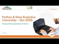 CodeCraft Python Internship 2026 Strings String Operations in Python Session 5