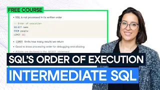 Intermediate SQL Understanding SQL s Order of Execution and Debugging Errors