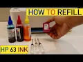 How To Refill HP 63 Ink Cartridge