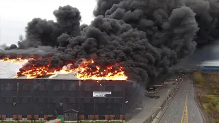 Download Bethlehem steel plant burns down in Lackawanna. MP3