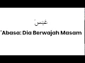 Download Lagu Tilawati Surah Abasa