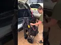 How to easily fold a Wonderfold wagon and store it in your car boot
