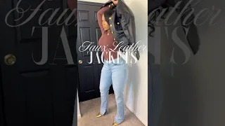 I Know We Re ALL Obsessed With The Faux Leather Look This Season Amazonfashionfinds Fauxleather 