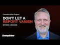 Don t Let a Cancelled Report Vanish Without a Reason - CAP Best Practice 22