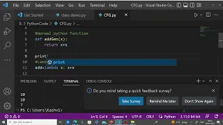 Anonymous Function in Python