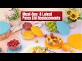 Must-Have 4 New Pyrex Replacement Lids
