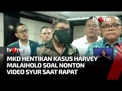 MKD Hentikan Kasus Harvey Malaiholo Terkait Menonton Video Porno saat Rapat
