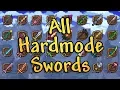 Hardmode Swords in Nutshell Terraria Weapons