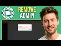 How to Remove Admin From Close CRM