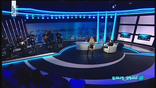 حسين الديك يتغزل ب ريتا في يرنامج لهون وبس 