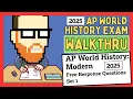 2025 AP WORLD HISTORY EXAM WALKTHROUGH SET 1