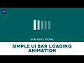 Minimal Simple Bar Loading Animation Opacity Scale Loop - After Effect Tutorial