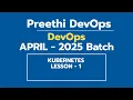 DAY - 23 DEVOPS BATCH APRIL 2025 KUBERNETES