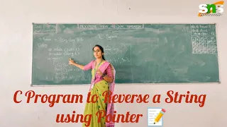 Reverse a String Using Pointer C Programming SNS INSTITUTIONS