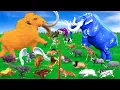 Download Lagu Modern Mammals vs Cenozoic Beasts Size Comparison Mammoth T-Rex Vs Elephant Lion Animal Epic Battle
