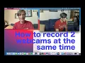 How to record 2 webcams at the same time on a mac with quicktime 2024