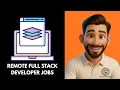 Remote Full Stack Developer Jobs