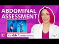 Abdominal Assessment - Health Assessment for Nursing Head To Toe LevelUpRN
