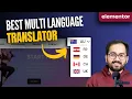 FREE Multi Language Site Button in Elementor 2025
