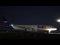 Download Lagu China Southern Airlines Boeing 757 now FEDEX N933FD taxiing at Night Memphis RR engines