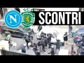 Download Lagu SCONTRI Napoli Sporting 😱 Guardate cosa è successo oggi prima della partita di Champions League