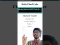 Regex Application Character Counter