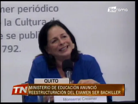 Ministerio de educación anunció reestructuración del examen Ser Bachiller