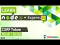 ExpressJS NodeJS CSRF Token Tutorial in Hindi Urdu